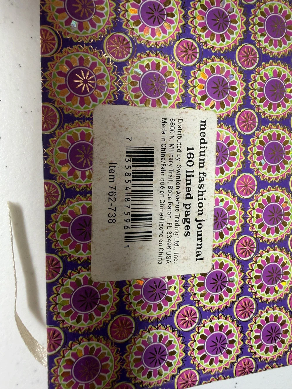 Fashion Journals Lined Notebooks Lot of 2 Small & Medium Decorative New
